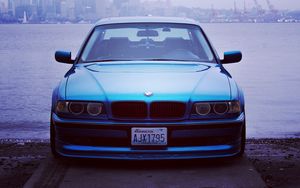 Preview wallpaper bmw, e38, tuning, car, front bumper