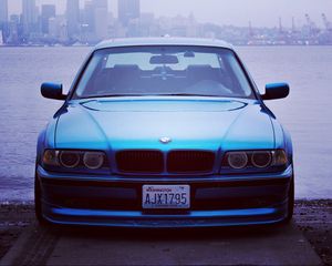 Preview wallpaper bmw, e38, tuning, car, front bumper