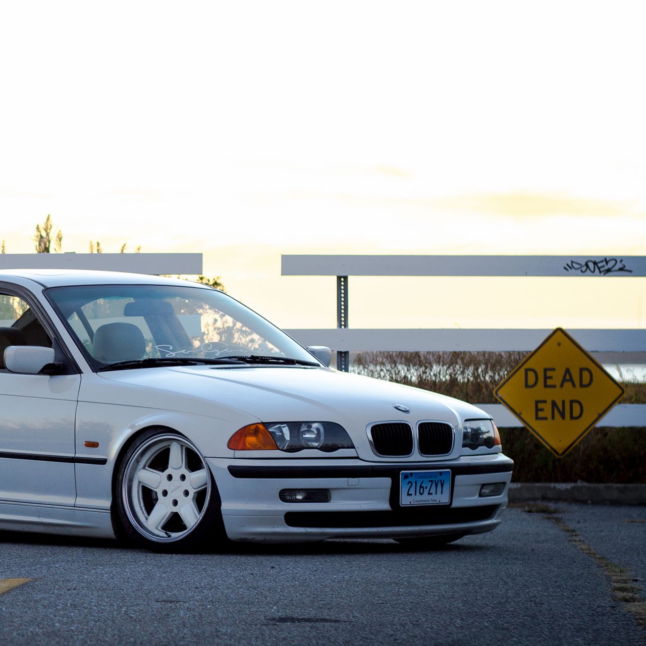 Download wallpaper 1280x1280 bmw, e46, 325i, 3 series, white, side view ...