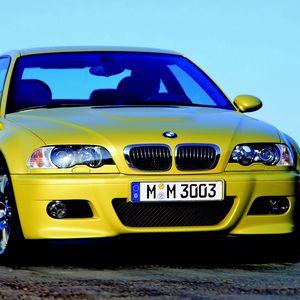 Preview wallpaper bmw e46 m3, cars, yellow, style, movement