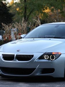 Preview wallpaper bmw e63, bmw, car, gray