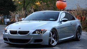 Preview wallpaper bmw e63, bmw, car, gray