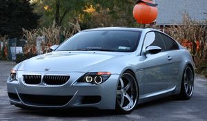 Preview wallpaper bmw e63, bmw, car, gray