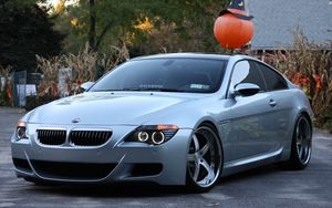 Preview wallpaper bmw e63, bmw, car, gray