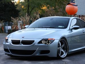 Preview wallpaper bmw e63, bmw, car, gray