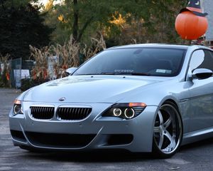 Preview wallpaper bmw e63, bmw, car, gray