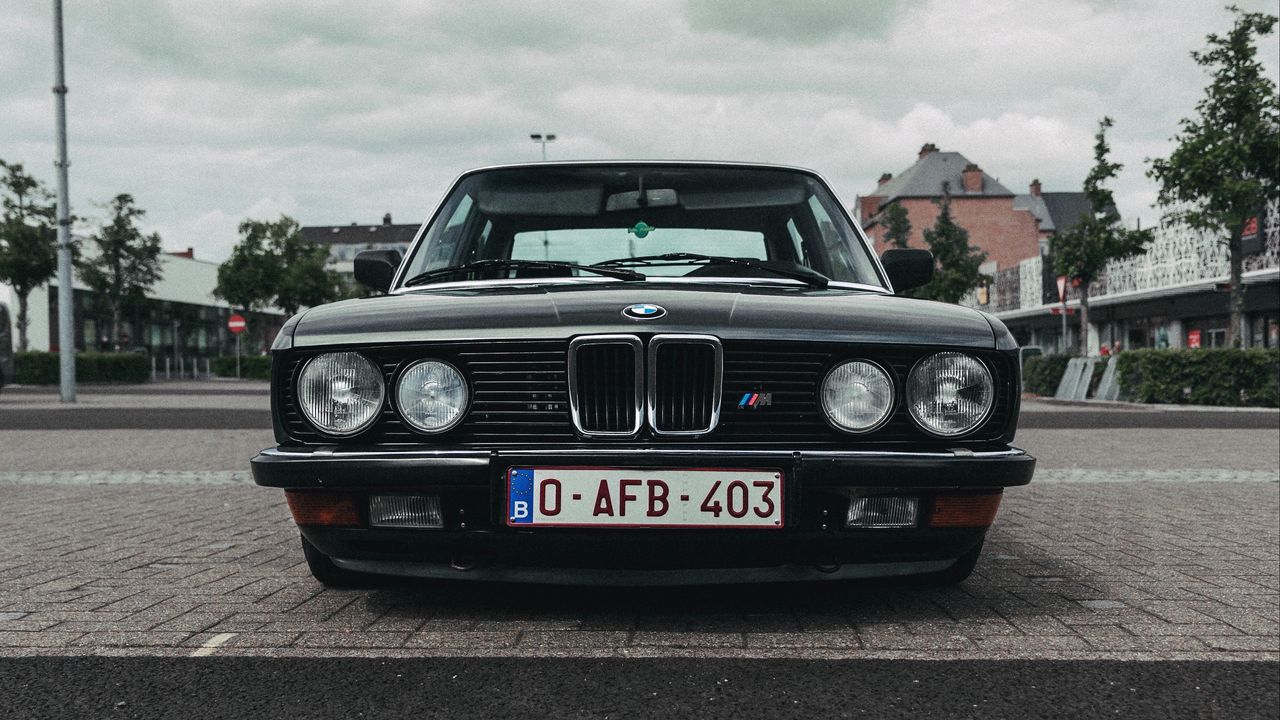 Wallpaper bmw e9, bmw, car, retro, front view