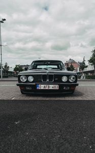 Preview wallpaper bmw e9, bmw, car, retro, front view