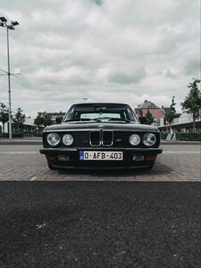 Preview wallpaper bmw e9, bmw, car, retro, front view