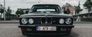 Preview wallpaper bmw e9, bmw, car, retro, front view