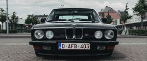 Preview wallpaper bmw e9, bmw, car, retro, front view