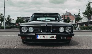 Preview wallpaper bmw e9, bmw, car, retro, front view