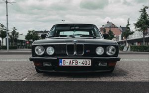 Preview wallpaper bmw e9, bmw, car, retro, front view