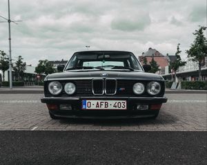 Preview wallpaper bmw e9, bmw, car, retro, front view