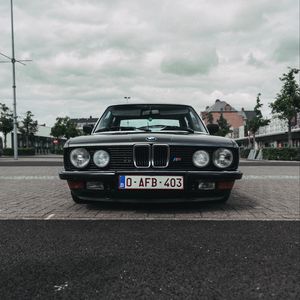 Preview wallpaper bmw e9, bmw, car, retro, front view