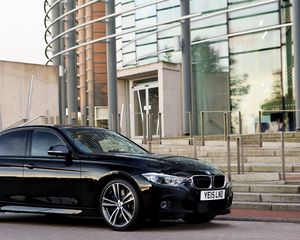 Preview wallpaper bmw, f30, side view