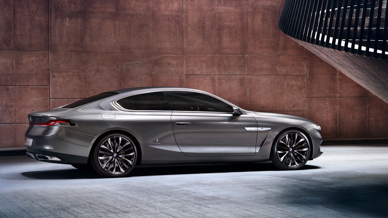 Wallpaper bmw, gran lusso, coupe, 2013, silver, side view