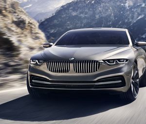 Preview wallpaper bmw, gran lusso, coupe, concept