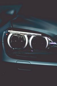 Preview wallpaper bmw, headlights, black, style