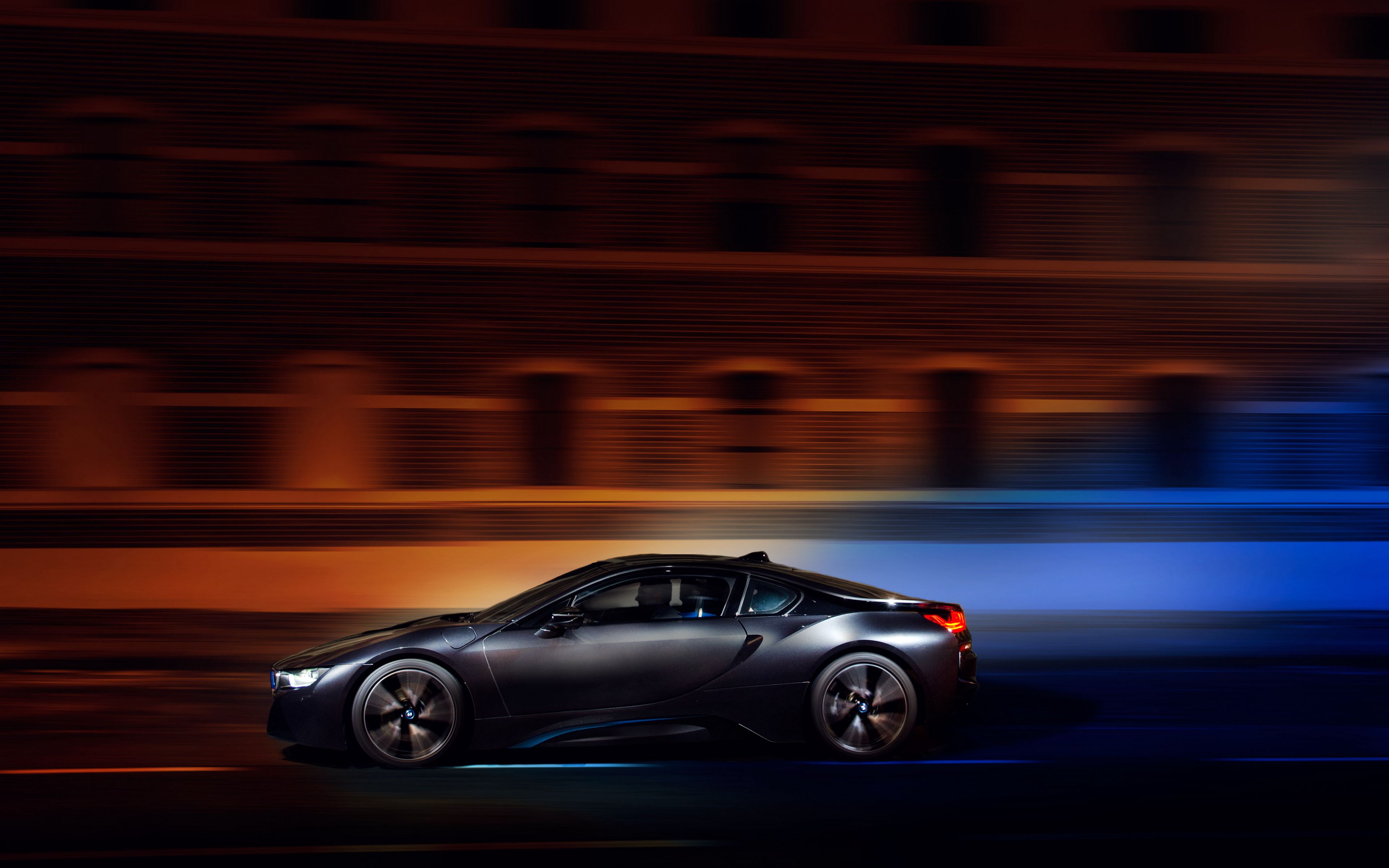 Download Wallpaper 3840x2400 Bmw I8 Bmw Speed Movement Night 4k Ultra Hd 1610 Hd Background 1606