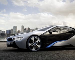 Preview wallpaper bmw, i8, concept, car, dark