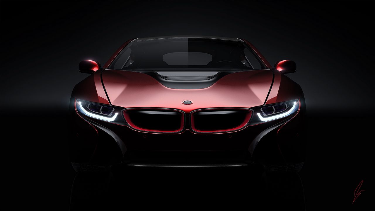 Wallpaper bmw, i8, concept, front view
