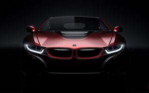 Preview wallpaper bmw, i8, concept, front view