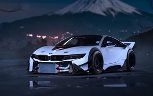 Preview wallpaper bmw, i8, tuning, sport car, front view