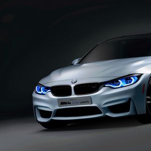 Preview wallpaper bmw, iconic lights, f82, front view