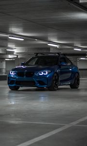 Preview wallpaper bmw m2, bmw, car, blue, coupe