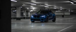 Preview wallpaper bmw m2, bmw, car, blue, coupe