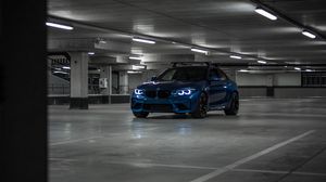 Preview wallpaper bmw m2, bmw, car, blue, coupe