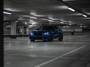 Preview wallpaper bmw m2, bmw, car, blue, coupe