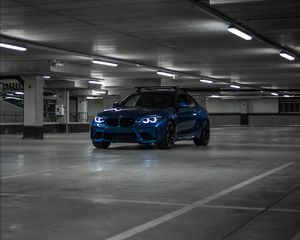 Preview wallpaper bmw m2, bmw, car, blue, coupe