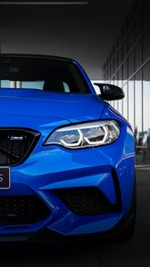 Preview wallpaper bmw m2, bmw, car, blue