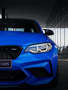 Preview wallpaper bmw m2, bmw, car, blue