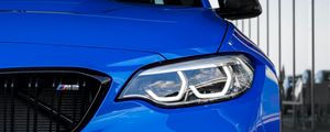 Preview wallpaper bmw m2, bmw, car, blue