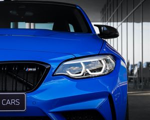 Preview wallpaper bmw m2, bmw, car, blue