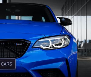 Preview wallpaper bmw m2, bmw, car, blue