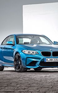 Preview wallpaper bmw, m2, f87, side view