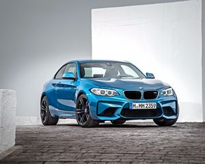 Preview wallpaper bmw, m2, f87, side view