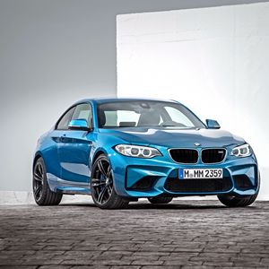 Preview wallpaper bmw, m2, f87, side view