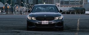 Preview wallpaper bmw m340i, bmw, car, gray, front view