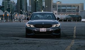 Preview wallpaper bmw m340i, bmw, car, gray, front view