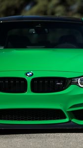 Preview wallpaper bmw, m3, 2016, green, front view