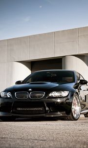 Preview wallpaper bmw, m3, black, front view