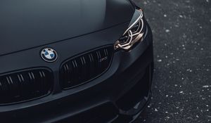 Preview wallpaper bmw m3, bmw, car, headlight, black