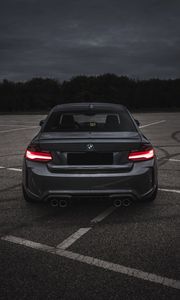 Preview wallpaper bmw m3, bmw, car, gray, rear view