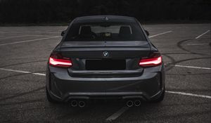 Preview wallpaper bmw m3, bmw, car, gray, rear view