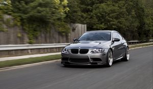 Preview wallpaper bmw m3, bmw, car, front view, asphalt